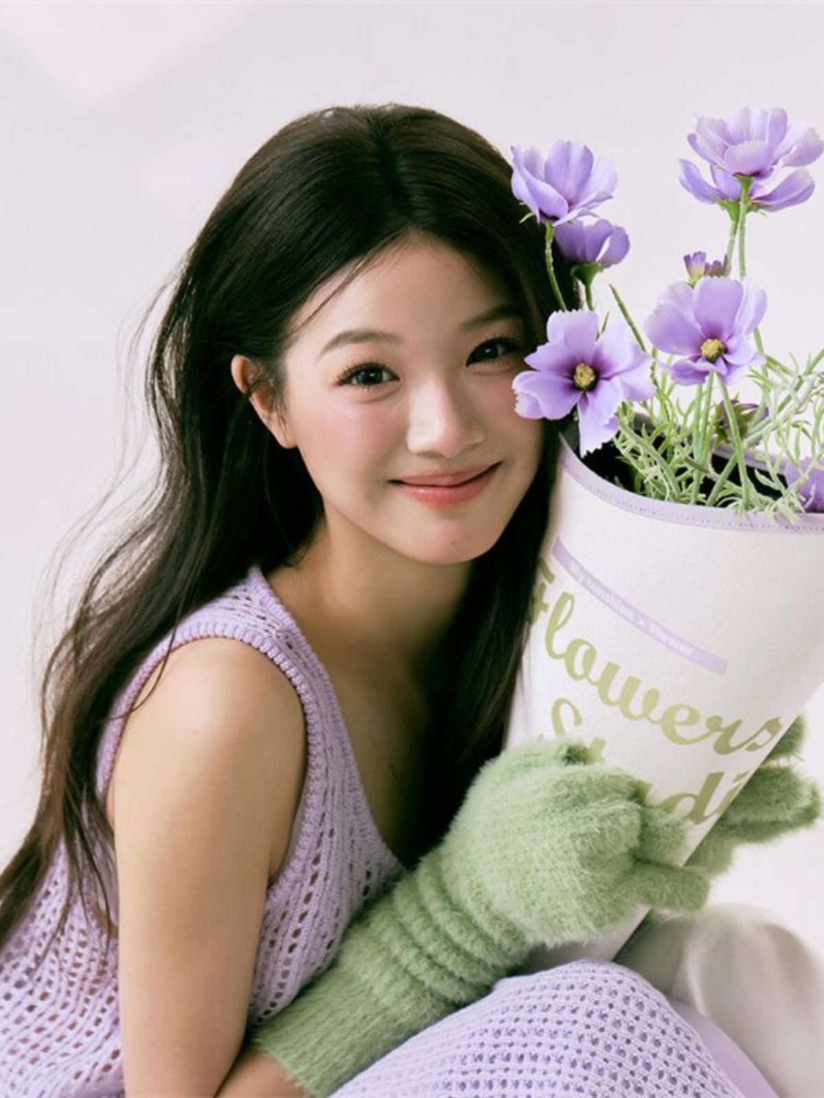 ロマンチックな春の花柄プリント写真スタジオ新しいスタイルの女 - Ethnic Fashion Photography のレビューと価格