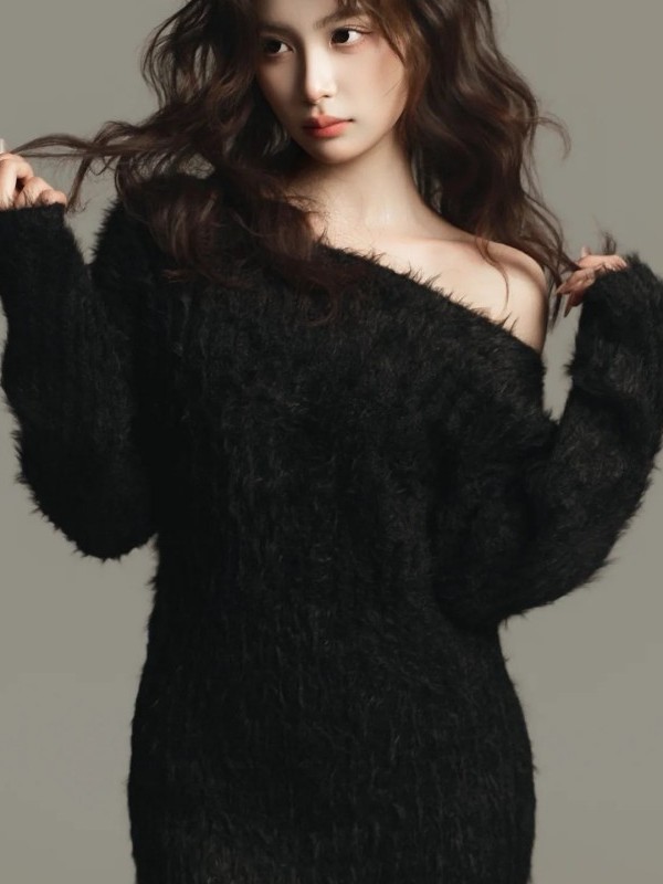 黒のポートレート写真用衣装 ワンショルダー 韓国風 スタジオ - Ethnic Clothing & Online Fashion Store Khaadi Uk のレビューと価格