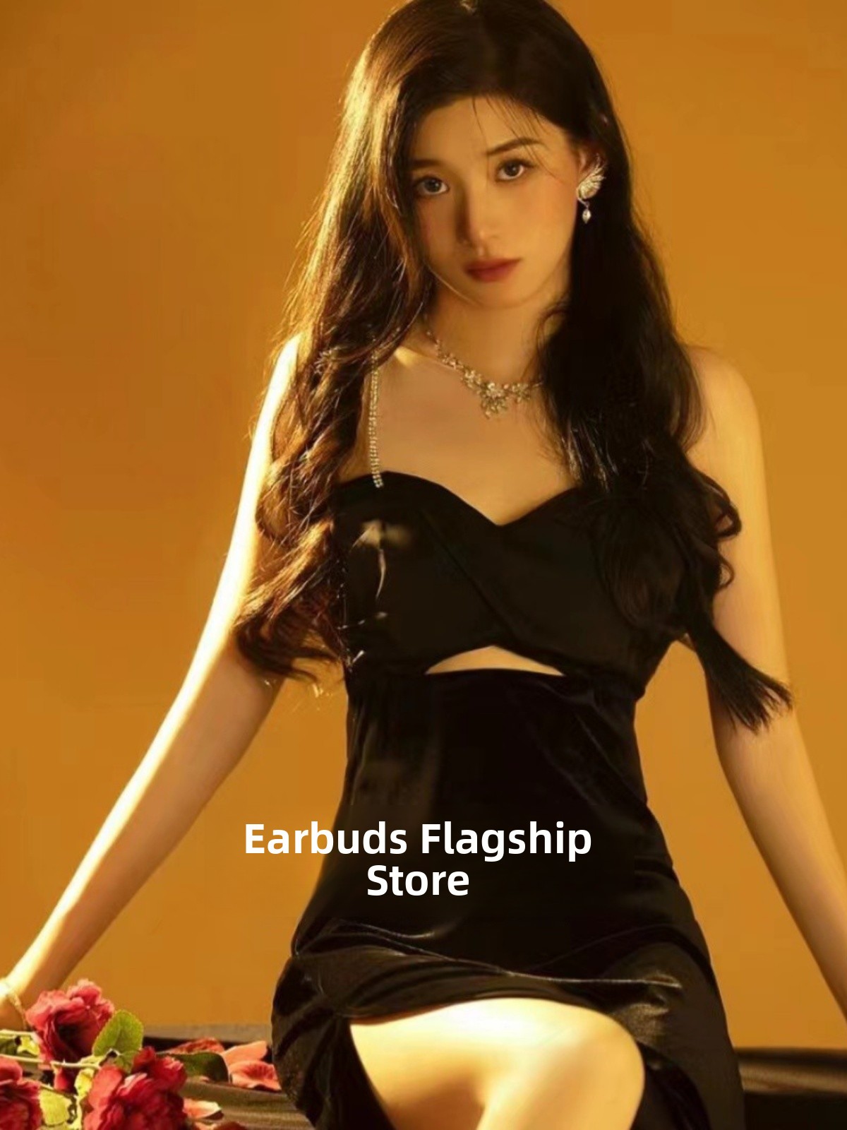 セクシーな背中開きストラップドレス写真スタジオテーマ女性ファ - Ethnic Fashion Photography のレビューと価格